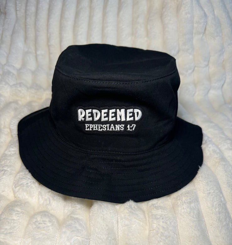 Redeemed Black Bucket Hat